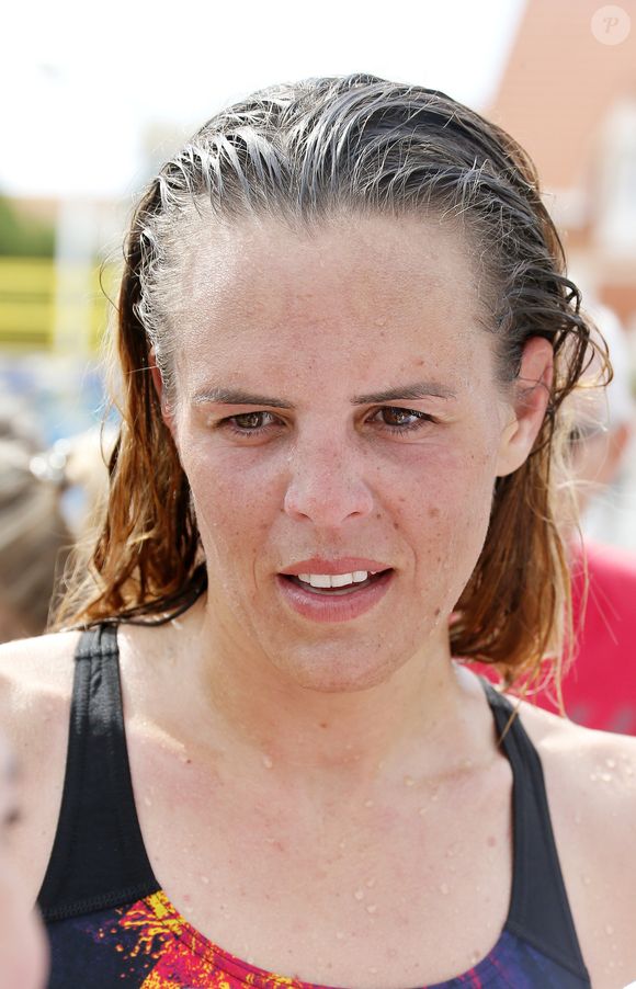 Exclusif - Laure Manaudou - La championne de natation L.Manaudou organise et lance la 1ère édition de sa course, la "Swimrun" à Arcachon, France, le 23 juin 2019. © Patrick Bernard/Bestimage