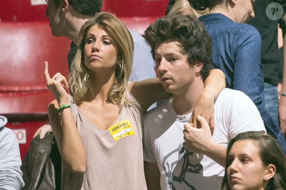 Exclusif - Alexandra Rosenfeld et Jean Imbert - People au concert de Johnny Hallyday au POPB de Bercy a Paris - Jour 2. Le 15 juin 2013 Borde-Corlouer-Jacovides-Moreau / Bestimage