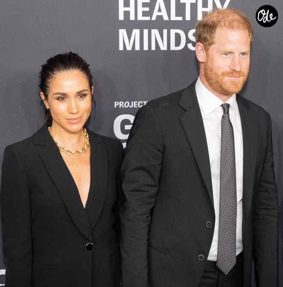 Le prince Harry y fait aussi une brève apparition dans la vidéo postée par Meghan.

Le prince Harry, duc de Sussex et Meghan Markle, duchesse de Sussex, lors du 3ème gala annuel du projet "Healthy Minds" aux Spring Studios à New York, le 9 octobre 2025.
Zuma Press / Bestimage