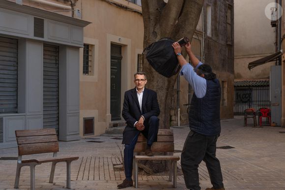 Philippe Palazzi, PDG du groupe Casino, photographié dans sa ville natale d'Aix-en-Provence, en France, le 12 mars 2024. Photo par Renaud Khanh/ABACAPRESS.COM