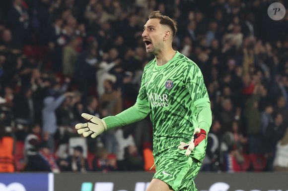 Gianluigi Donnarumma (PSG) - Match de quart de finale aller de Ligue Des Champions 2024-2025 (LDC) "PSG - Aston-Villa (3-1)" au Parc des Princes, le 9 avril 2025. Michtof / PsnewZ / Bestimage