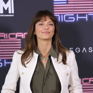 Annabelle Belmondo, la petite-fille de Jean-Paul Belmondo participe à la conférence de presse du film "American Night" aux côtés de l'équipe du long-métrage à Rome, le 12 mai 2022. SGP / BESTIMAGE