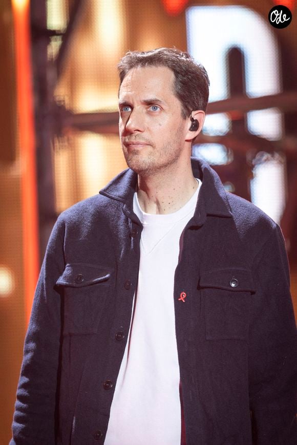 Exclusif - Grand Corps Malade (Fabien Marsaud) lors de l'enregistrement de la soirée "Les 30 ans du sidaction - la soirée événement" au Grand Rex à Paris diffusée le 23 mars 2024 sur France 2 © Cyril Moreau / Coadic Guirec / Bestimage