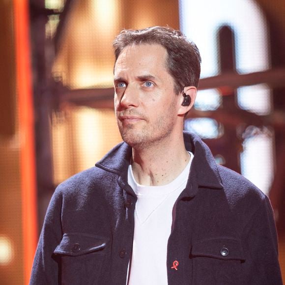 Exclusif - Grand Corps Malade (Fabien Marsaud) lors de l'enregistrement de la soirée "Les 30 ans du sidaction - la soirée événement" au Grand Rex à Paris diffusée le 23 mars 2024 sur France 2 © Cyril Moreau / Coadic Guirec / Bestimage