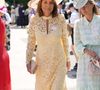 Cette dernière a opté pour une robe transparente dans des tons verts délicats

Carole Middleton et sa belle-fille A.Middleton (Thevenet) assistent aux courses hippiques Royal Ascot, le 18 juin 2025. Crédit photo : Julien Burton / Bestimage