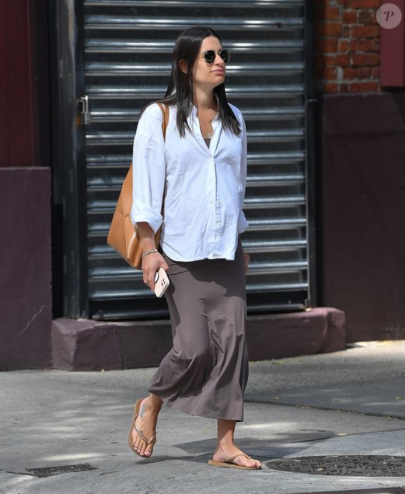 Lea Michele à New York. 

© The ImageDirect / Bestimage