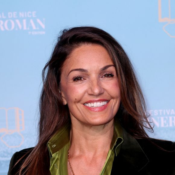Nadia Farès - Tapis rouge de la soirée d'ouverture de la 7ème édition du festival Cineroman à Nice le 29 septembre 2025. © Dominique Jacovides - Bruno Bebert / Bestimage