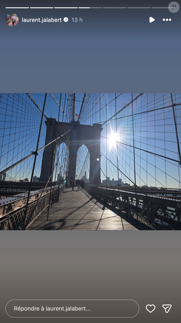 Capture d'écran de la story Instagram de Laurent Jalabert du 23/12/2025