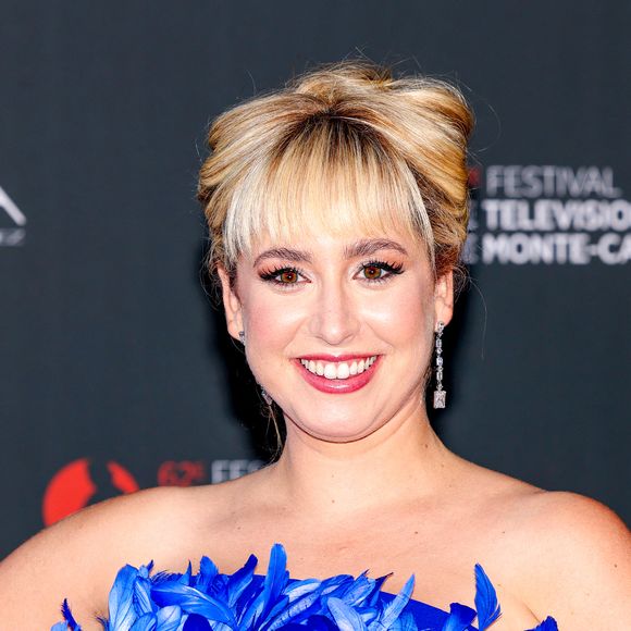 Jazmin Grace Grimaldi sur le tapis rouge du photocall de la cérémonie d'ouverture du 62ème Festival de Télévision de Monte-Carlo, à Monaco, le 16 juin 2023. © Claudia Albuquerque/BestImage