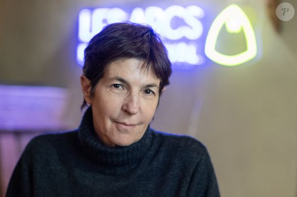 Christine Angot au dîner du 15e anniversaire du festival dans le cadre du 15e Festival du film des Arcs 2023 à Bourg Saint Maurice, Les Arcs 1950 dans les Alpes françaises, France le 21 décembre 2023. Photo par Aurore Marechal/ABACAPRESS.COM