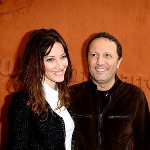 Mareva Galanter et son compagnon Arthur (Jacques Essebag) - People au village des internationaux de France de tennis à Roland Garros à Paris 5 juin 2016. © Dominique Jacovides / Bestimage