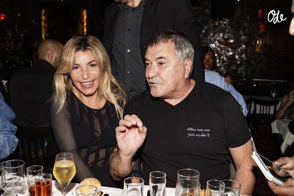 Exclusif - Lola Marois-Bigard et son mari Jean-Marie Bigard - Soirée au Don Camilo pour le lancement du clip « Radio Aktébo » de l'association Aktebo au profit des enfants malades à Paris, le 17 septembre 2019. © Jack Tribeca/Bestimage