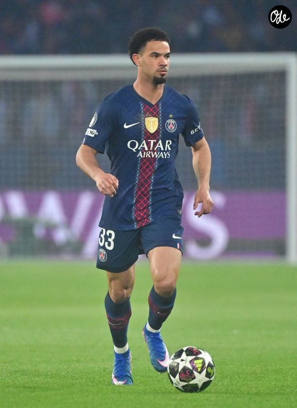 Warren Zaire-Emery lors du match aller de la demi-finale de la Ligue des champions 2025-2026 (LDC) opposant le Paris Saint-Germain (PSG) au Bayern Munich (5-4) au Parc des Princes, à Paris, en France, le 28 avril 2026.

© Christian Liewig/Bestimage