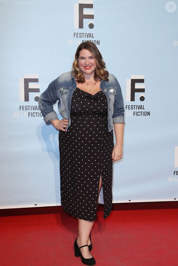 Charlotte Gaccio au photocall de la cérémonie de clôture de la 24ème édition du Festival de la Fiction TV de La Rochelle, France, le 17 septembre 2022. © Patrick Bernard/Bestimage