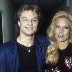 Sylvie Vartan avec David Hallyday, le 1er février 1988. Photo : Imago/ABACAPRESS.COM