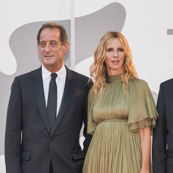 Stéphane Brizé, Vincent Lindon et Sandrine Kiberlain,  lors du 78ème festival international du film de Venise, la Mostra (MPP / Bestimage).
