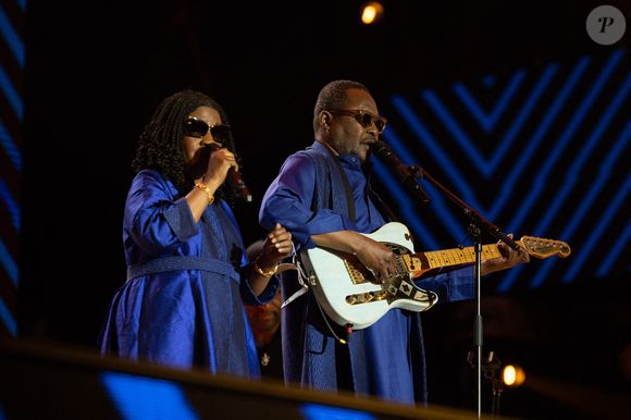 Exclusif - Amadou et Mariam - Enregistrement de l'émission "La fête de la Musique" à Reims le 21 juin, et diffusée le 22 juin à 21h10 sur France 2 et sur France.tv.
© Jack Tribeca / Jeremy Melloul / Bestimage