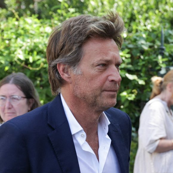 Laurent Delahousse assiste aux obsèques de Philippe Labro à l'église Saint Germain des Prés à Paris, France, le 13 juin 2025. Philippe Labro, journaliste prolifique, auteur, réalisateur et compositeur, est décédé à l'âge de 88 ans des suites d'un cancer le 4 juin dernier. Photo by Nasser Berzane/ABACAPRESS.COM