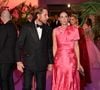 Non loin du couple, Tatiana Santo Domingo a aussi choisi une robe rose satinée de la marque Erdem.
Andréa Casiraghi et sa femme Tatiana Santo Domingo durant la 69ème édition du Bal de la Rose dans la Salle des Étoiles du Sporting Monte-Carlo à Monaco, le 29 mars 2025.
© Bruno Bebert / Pool Monaco / Bestimage