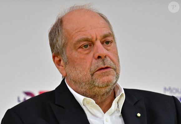 Eric Dupond Moretti, ancien ministre de la Justice, lors de la "Rencontre des entrepreneurs (LAREF25)" (Jour 2) au stade Roland Garros à Paris, France, le 28 août 2025. © Christian Liewig/Bestimage