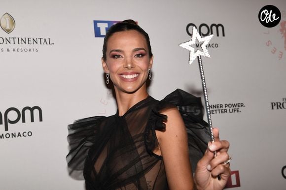 Marine Lorphelin, miss France 2013 lors du gala de l'association "Les bonnes fées" à l'InterContinental Paris le 14 juin 2022. © Rachid Bellak / Bestimage