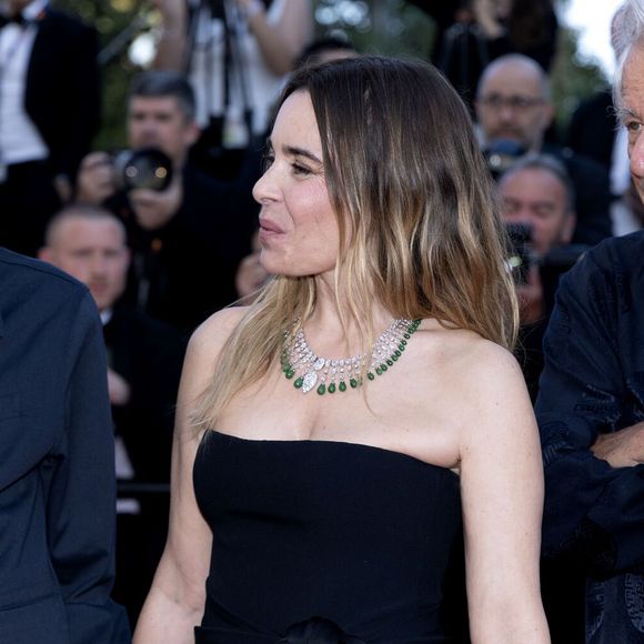Alphonse Roberts, Elodie Bouchez, Laurent Pétin - Montée des marches du film " Histoires de la nuit " lors du 79ème Festival International du Film de Cannes, le 21 mai 2026. © Olivier Borde / Bestimage