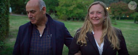 Lionel et Cathy de "L'amour est dans le pré 2020" lors du bilan du 14 décembre sur M6
