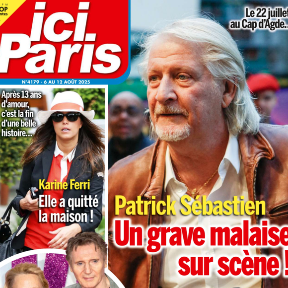 Couverture du magazine Ici Paris paru le mercredi 6 août 2025.