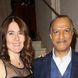 Pascal Legitimus et sa femme Adriana Santini - Soirée de gala pour la Fondation de la recherche en physiologie, les Stethos, au George V à Paris le 18 mars 2024. © Coadic Guirec / Bestimage
