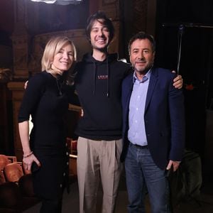 Exclusif - Felix Radu lors de l'enregistrement de l'émission "Olympiascope" au théâtre Antoine, présentée par B.Montiel et diffusée le 24 juillet 2025, à Paris, le 18 février 2025. 
© Denis Guignebourg / Bestimage