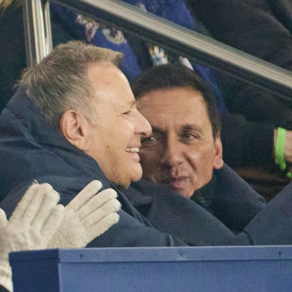 Dany Brillant assiste incognito au match de Ligue 1 McDonald's opposant le Paris Saint-Germain (PSG) à L’AS Monaco (4-1) au Parc des Princes à Paris le 7 février 2025. © Cyril Moreau/Bestimage