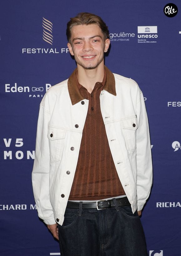 Diego Murgia au photocall de la cérémonie de clôture lors de la 19ème édition du festival du film francophone d'Angoulême, France, le 29 août 2026. © Coadic Guirec/Bestimage