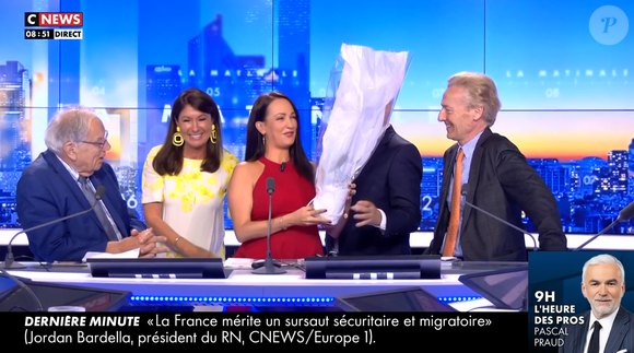 Alexandra Blanc quitte CNews quelques mois pour congé maternité.