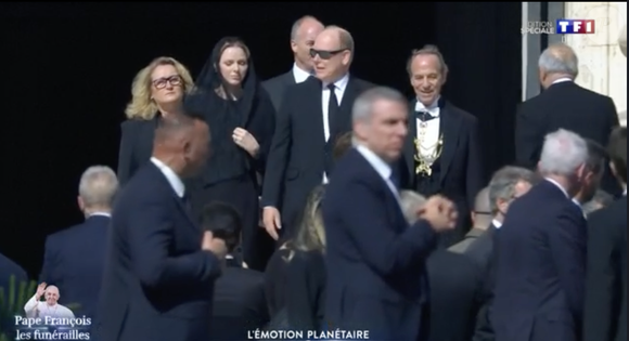 Albert et Charlene de Monaco aux obsèques du pape, le 26 avril 2025