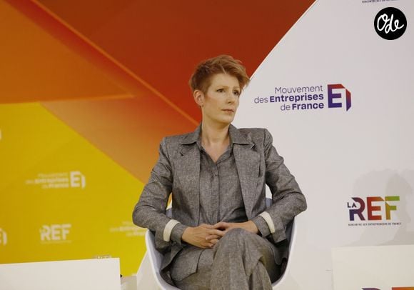 Natacha Polony lors de la rencontre des entrepreneurs français (REF) organisé par le MEDEF au stade Roland Garros à Paris le 26 août 2026. © Marc Ausset-Lacroix / Bestimage