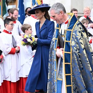 Catherine - Princesse de Galles quitte le service annuel de célébration du Jour du Commonwealth à l'Abbaye de Westminster, Londres. Backgrid UK/ Bestimage