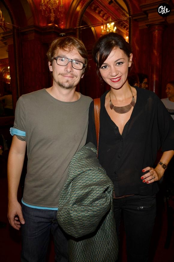 Lorant Deutsch et Marie-Julie Baup - Premiere de la piece "Divina" au Theatre des Varietes a Paris, le 13 septembre 2013. ©Bestimage