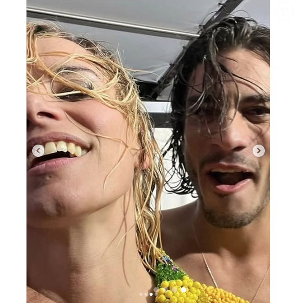 Fauve Hautot et Romain Guillermic sur Instagram
