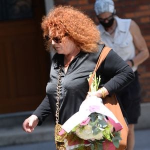Valérie Mairesse aux obsèques de Sophie Garel en église Sainte-Thérèse de l'Enfant-Jésus à Boulogne-Billancourt, France, le 22 mai 2026. Bestimage