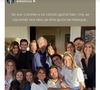 Retrouvailles entre les membres de "William à midi" chez William Leymergie et Sophie Davant à Paris.