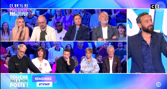 Cyril Hanouna donne des nouvelles de Valérie Benaïm dans "Touche pas à mon poste", sur C8, le 6 février 2025