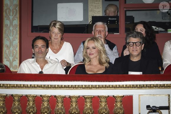 Exclusif -  Anthony Delon, Adriana Karembeu et son compagnon Marc Lavoine- Concerto pour la paix de Omar Harfouch au théâtre de Béziers le 8 mai 2025 © Jack Tribeca / Bestimage