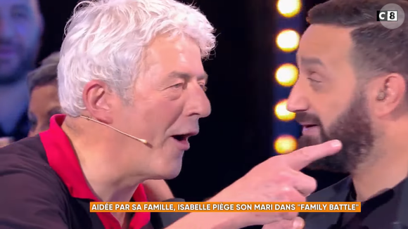 Isabelle Morini-Bosc et son mari Alain pour son unique apparition dans "Touche pas à mon poste" (C8)