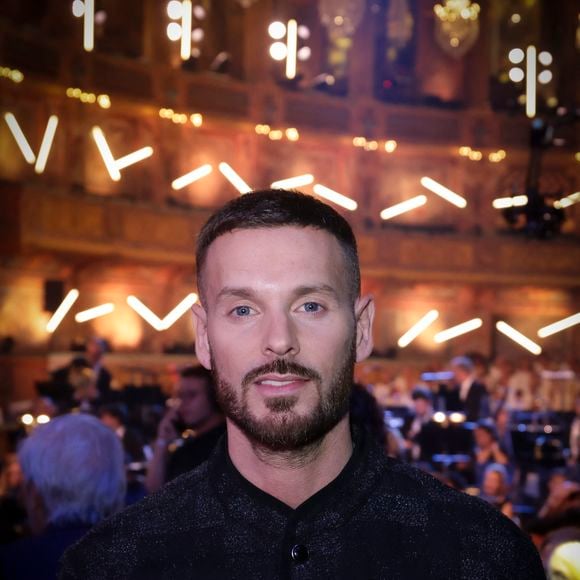 Exclusif - Matt Pokora (M. Pokora) lors de l'enregistrement de l'émission Le Grand Echiquier - Spécial Claude François présentée par C.Chazal et A.Manoukian et diffusée le 13 janvier sur France, à l'Opéra royal du château de Versailles, accompagné par l'Orchestre de l'Opéra Royal à Versailles, France, le 16 septembre 2025. Jack Tribeca/Bestimage