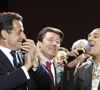 Il a décidé d'apporter son soutien à Nicolas Sarkozy lors de la présidentielle. 

Le nouveau président français Nicolas Sarkozy s'adresse à ses partisans aux côtés de sa femme Cecilia et de la chanteuse Faudel, Place de la Concorde à Paris, France, 6 mai 2007. Photo par Nicolas Gouhier/ABACAPRESS.COM