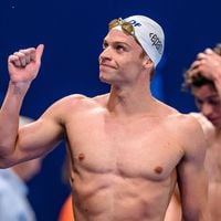 Léon Marchand envisage une carrière très loin des bassins pour sa retraite sportive : "c’est quelque chose que j’aime et qui me libère un peu"