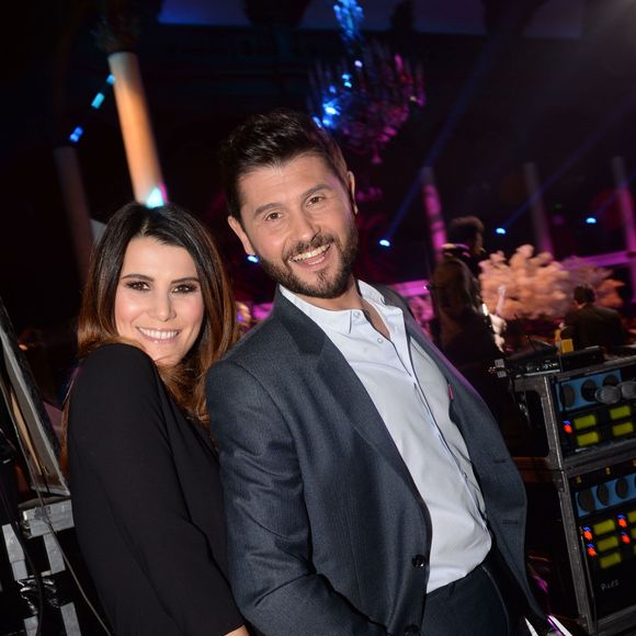 Exclusif - Karine Ferri et Christophe Beaugrand lors du 7ème gala de l'association "Les Rois du Monde" avec un plateau d'artistes et une vente aux enchères au profit des enfants défavorisés, orphelins et hospitalisés, suivi d'une soirée dansante à la Salle Wagram à Paris, France, le 18 février 2019. © Rachid Bellak/Bestimage