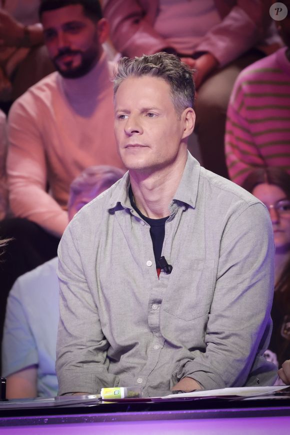 Exclusif - Matthieu Delormeau, sur le plateau de TBT9 présenté par C.Hanouna, et diffusé en direct sur W9, Paris, France, le 03 fevrier 2026. © Jack Tribeca / Bestimage