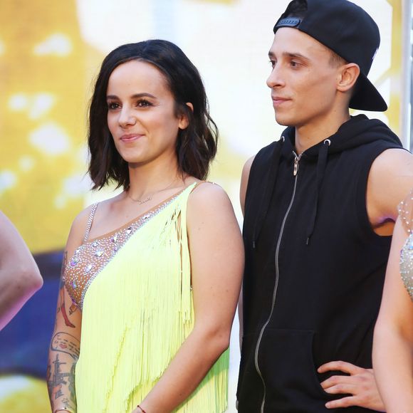 Alizée et Grégoire Lyonnet au spectacle "Danse avec les stars" lors du 55ème Festival de Télévision de Monte-Carlo à Monaco, le 14 juin 2015. Denis Guignebourg / Bestimage