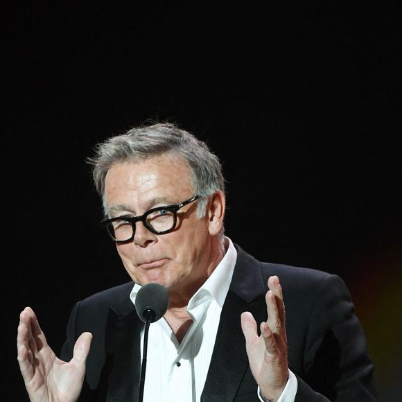 Franck Dubosc sur scène lors de la 50e cérémonie des César du cinéma qui s'est tenue à l'Olympia le 25 février 2025, à Paris, France. Photo by Aurore Marechal/ABACAPRESS.COM